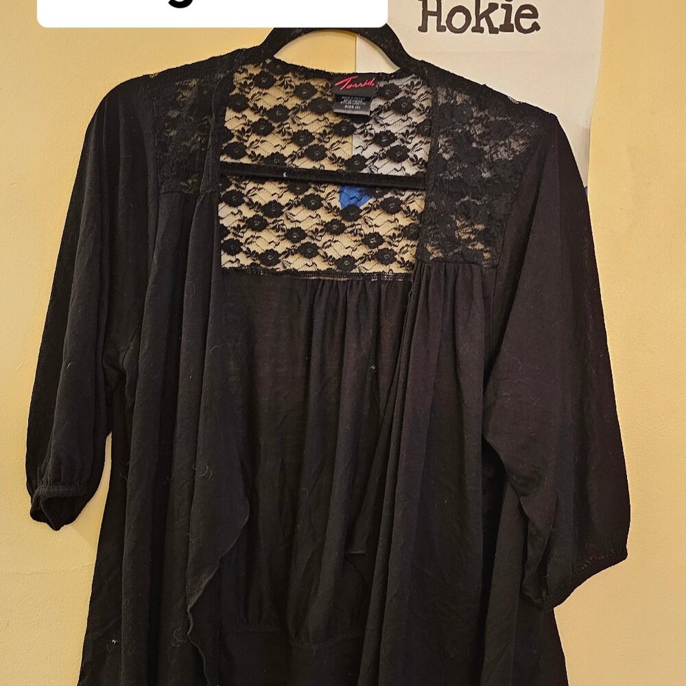 torrid vintage drape cardigan